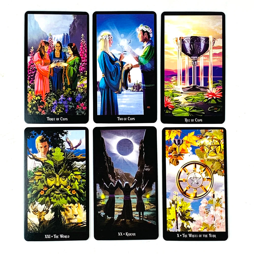 🔥Hot Selling Tarot Cards | 78-Card Oracle Deck for Leisure Entertainment – Family Gathering Divination & Tarot Board Game