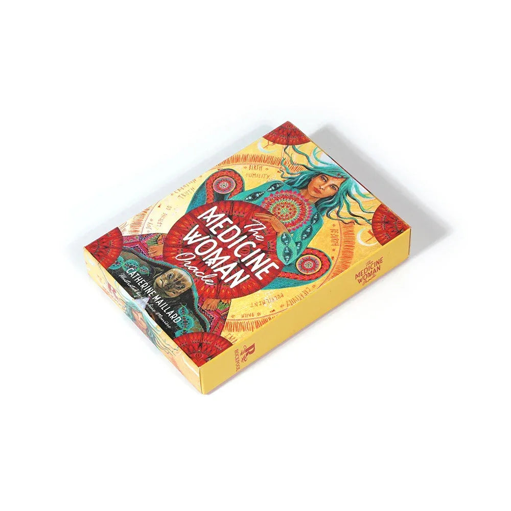 🌿 The Medicine Woman Oracle Deck – Discover the Archetypes of the Divine Feminine | 49 Cards With Guidebook | Family Party & Spiritual Practice Edition