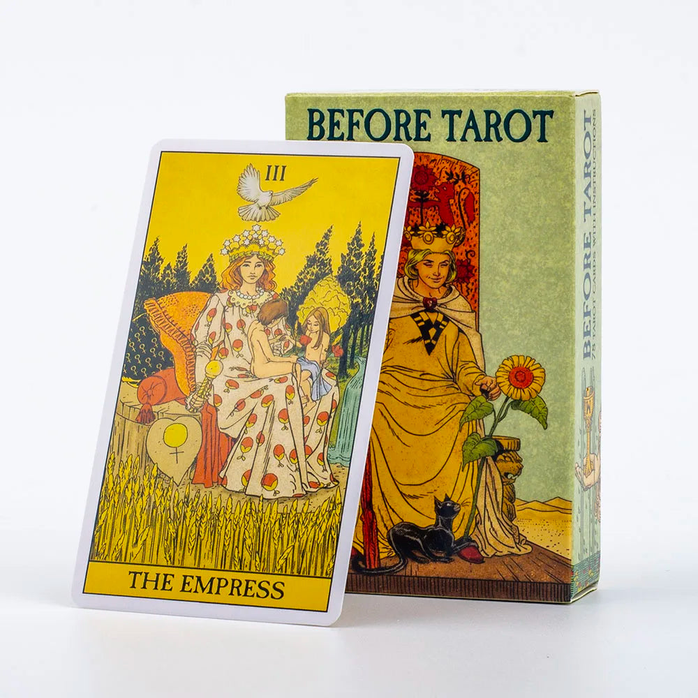 😺 Cat Tarot 78 Card Deck | English Version | Board Game & Christmas Gift | Divination Tools for Fun Fortune Telling | 10.3x6.1cm TK15K