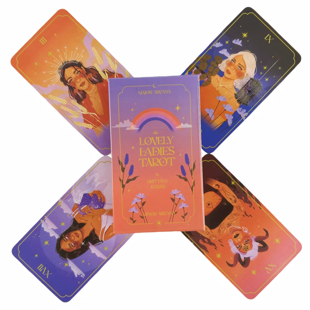 The Lovely Ladies Tarot Deck – 78 Cards English Edition for Empowerment, Divination & Party Board Game