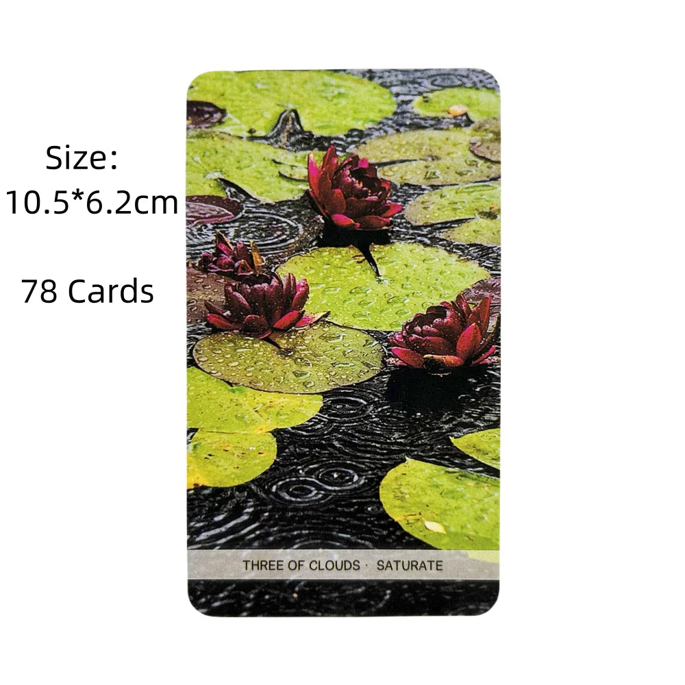 🌊Flow of the Cards Tarot – 78 Cards English Oracle Deck for Spiritual Guidance and Family Entertainment