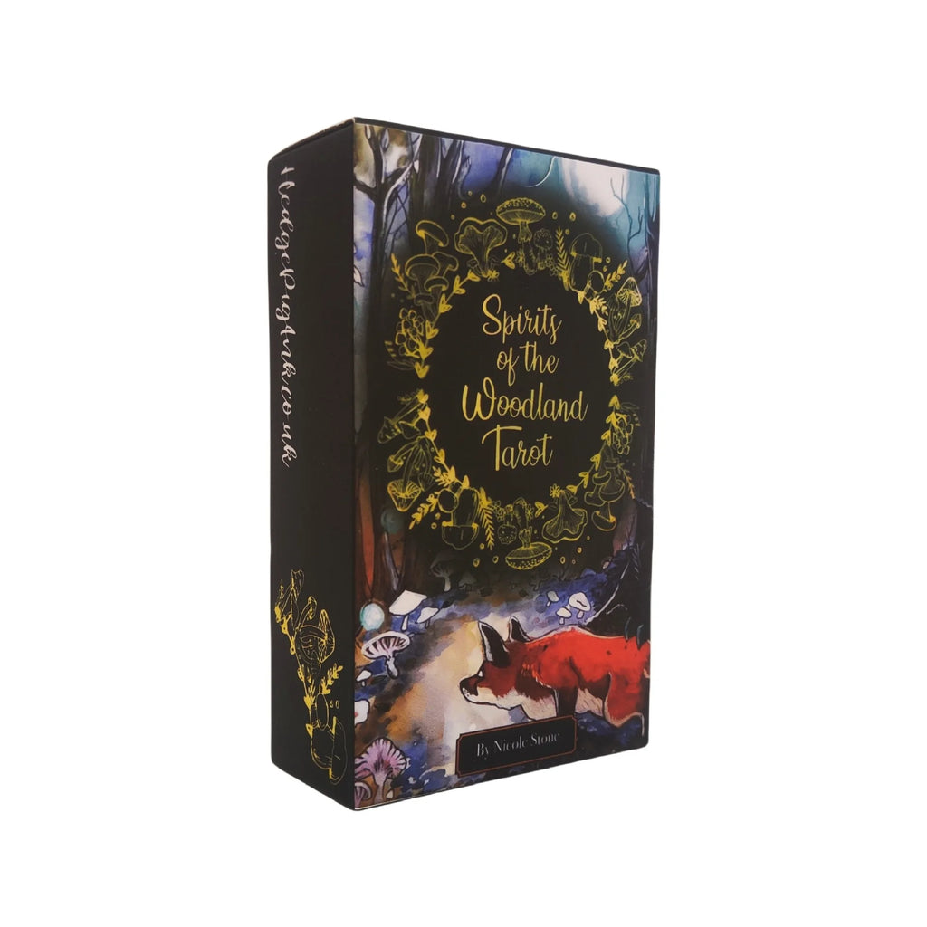 🌲 Spirits of The Woodland Tarot Deck – 78+6 Cards | Fully Illustrated | Enchanted Forest Themes | Guidebook Included | Family & Party Board Game for Divination and Spiritual Exploration