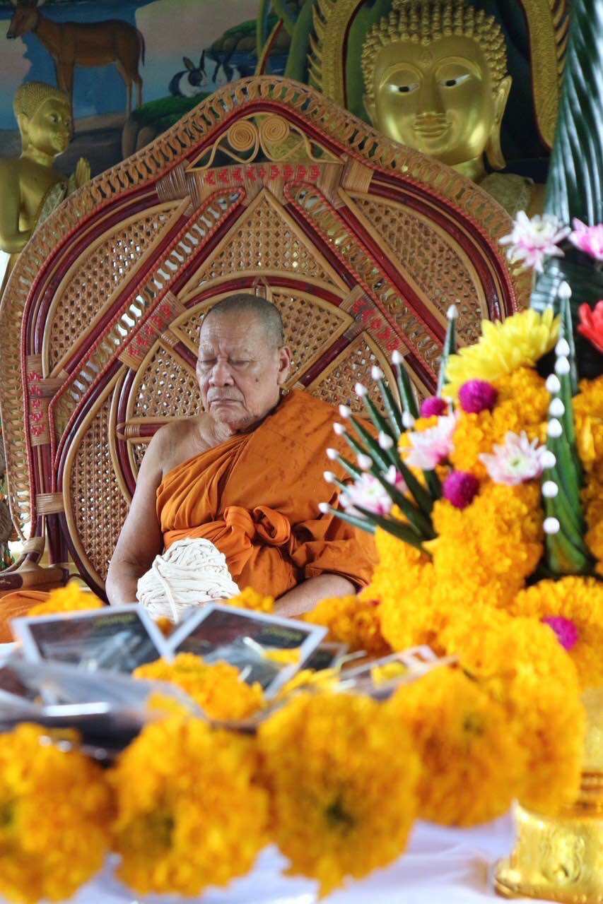 Thick Silver Takrut for Wealth - Millionaire Supporter by Luang Pu Yoon for Success and Prosperity