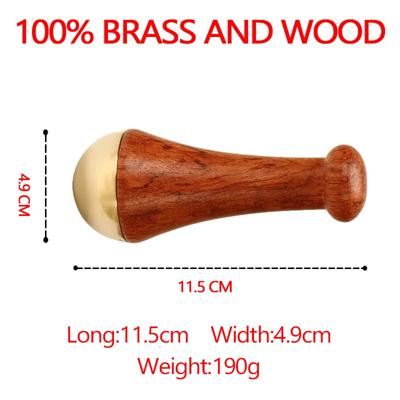 Guasha Massage Tool Face Gua Sha Face Copper Wood Scraping Stick Kansa Hammer for Face and Foot Massage﻿