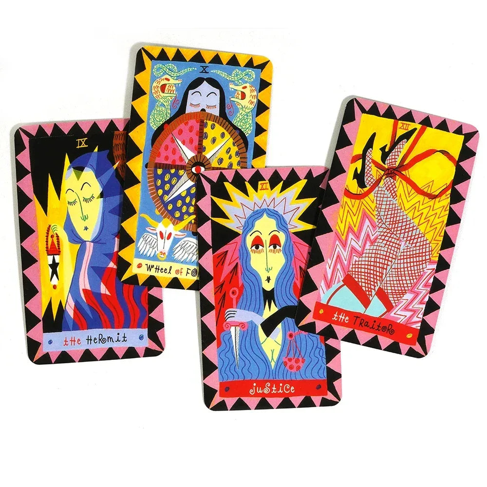 🎴The Gentle Thrills Tarot | 78-Card Deck | Beautifully Illustrated Traditional Tarot | Beginner-Friendly with Fresh Artwork