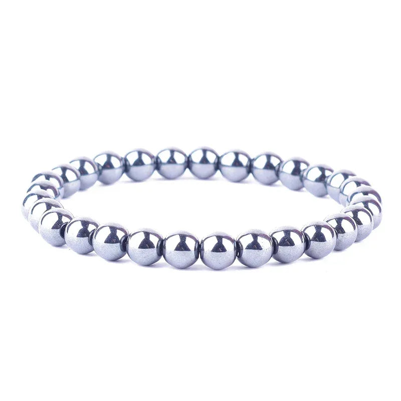 ✨ Magnetic Hematite, Tiger Eye & Obsidian Bracelet – Triple Protection Health Care Stainless Steel Bangle – Perfect Weight Loss Gift for Men & Women