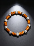 ✨ Natural Volcanic Stone Bracelet for Men – Light Blue Lava Beads & Handmade Retro Wood Beads – Vigour, Protection & Calmness Jewelry 15
