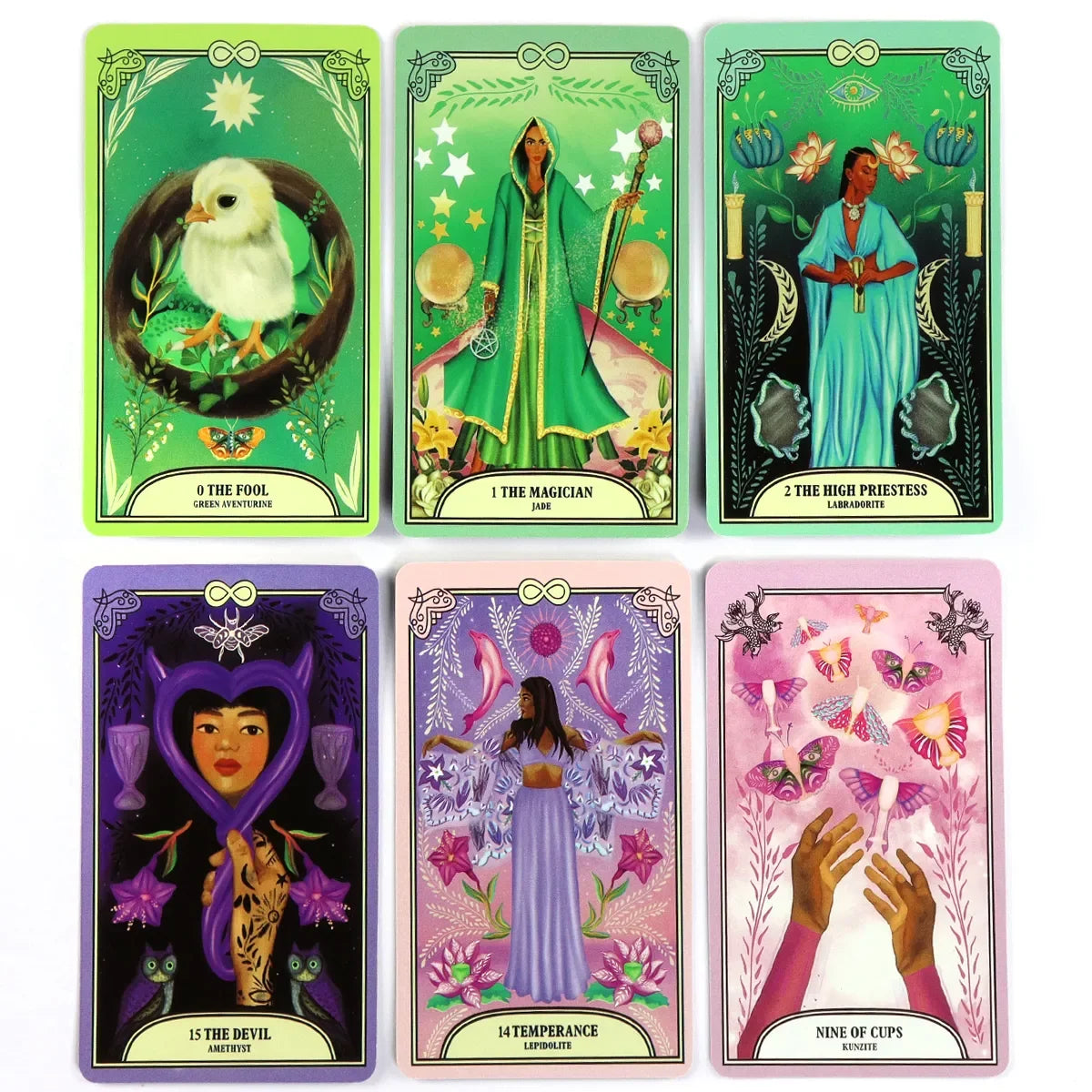 ✨ The Crystal Magic Tarot – 78-Card Deck for Manifesting Your Fate with Crystal Energy