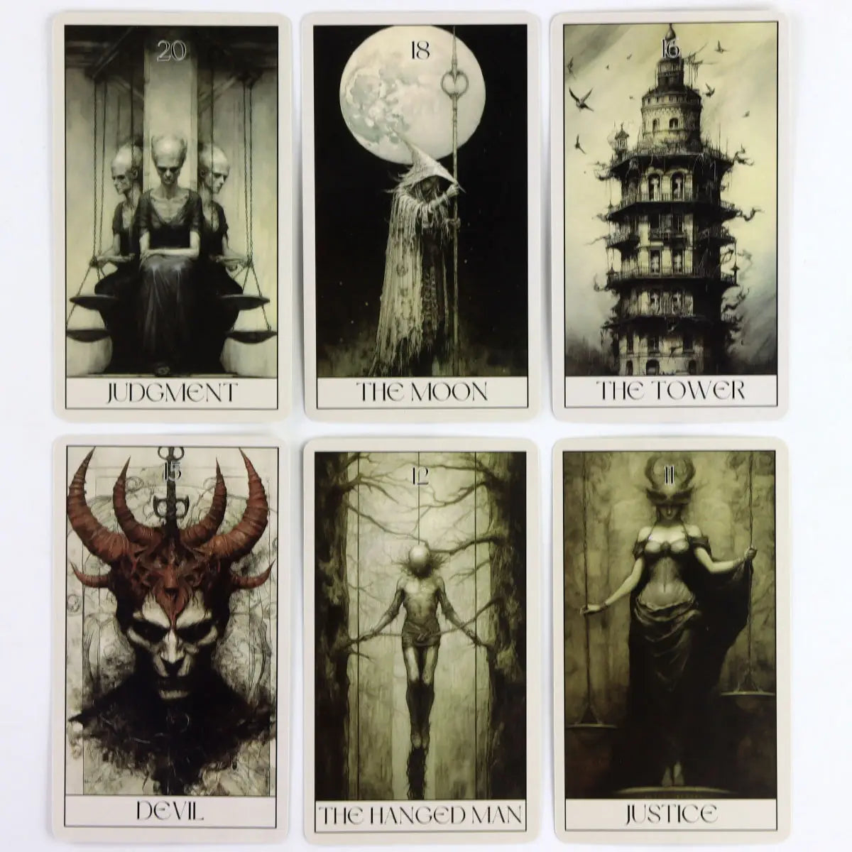 🃏78 Pcs Mysterious and Terrifying Tarot Cards | Divination & Spiritual Insight | Perfect for Beginners