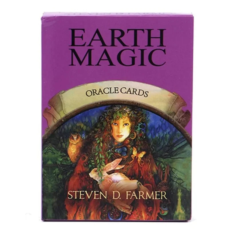 🌍 Magic Oracle Cards Earth Magic – 48-Card Deck for Fate Reading and Divination Board Game