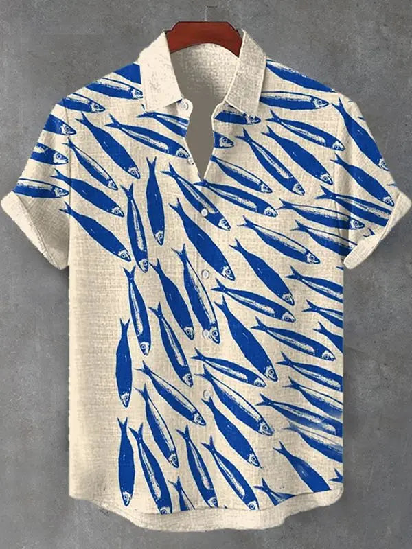✨ Coastal Life 3D Panoramic Graphic Shirt: Men’s Ultra-Relaxed Loose Fit Hawaiian Top with High-Definition Seaside Print & Breathable Vacation Fabric (2026 Edition) CSZHB20252816T