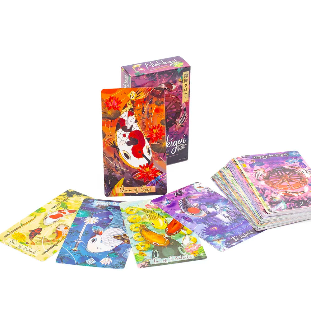 Dark Confession Oracle Cards – 50-Card Twin Flame & Love Keywords Deck with Messages for Psychic Divination and Board Games TK02K