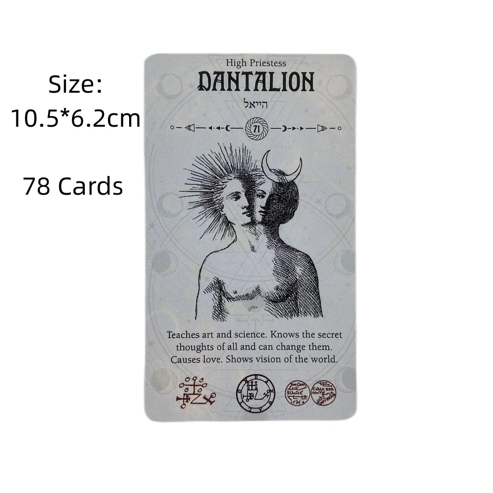 🃏 Mysterious Tarot & Oracle Deck – Complete 78 Cards for Divination, Intuitive Learning, and Family Board Games