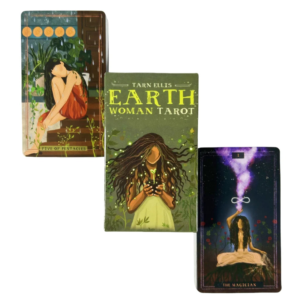 Earth Woman Tarot – 78-Card Deck for Feminine Power, Personal Use & Divination