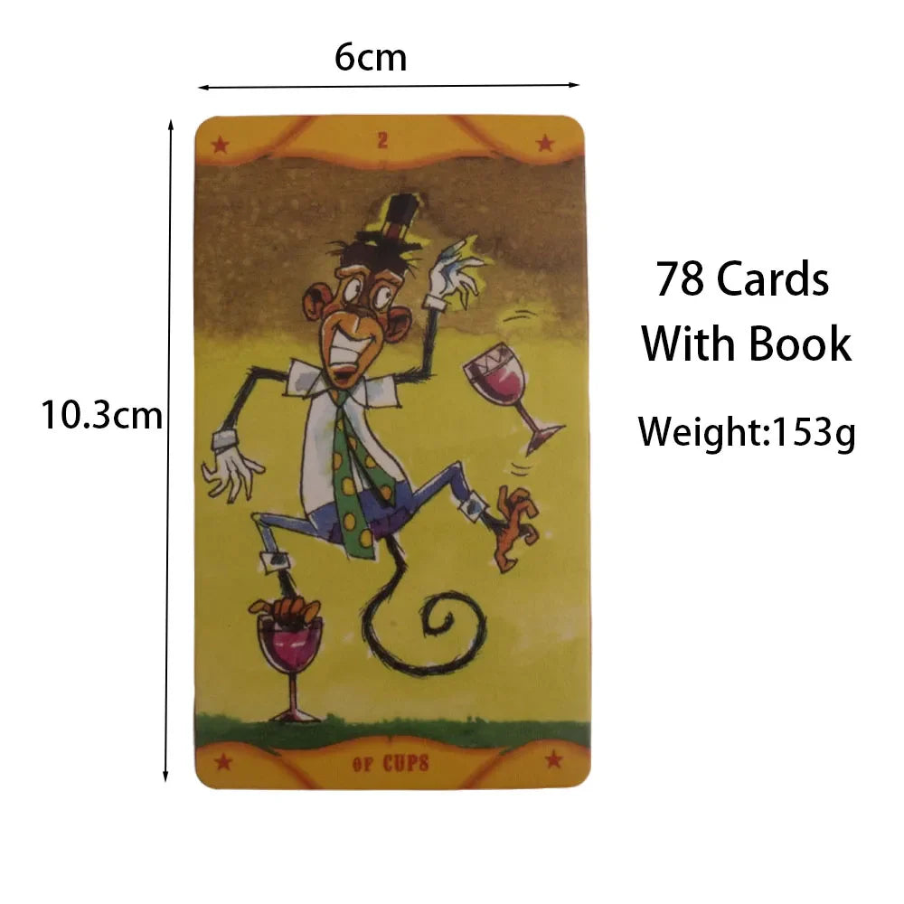 78Pcs Longest Dream Tarot Card Set High-Quality Divination Tool With Detailed Guidebook Colorful Frame Fortune Telling Cards