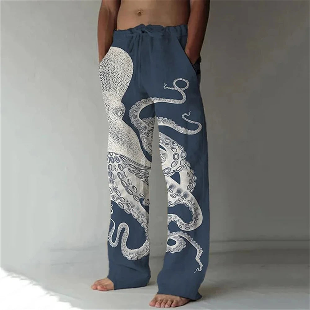 💀 The Nocturnal Skull Masterpiece: Premium Men’s 3D Printed Streetwear Trousers – High-Definition Skull Graphic, Versatile Multi-Pocket Utility, and Sophisticated Oversized Drawstring Sport-Luxe Pants
