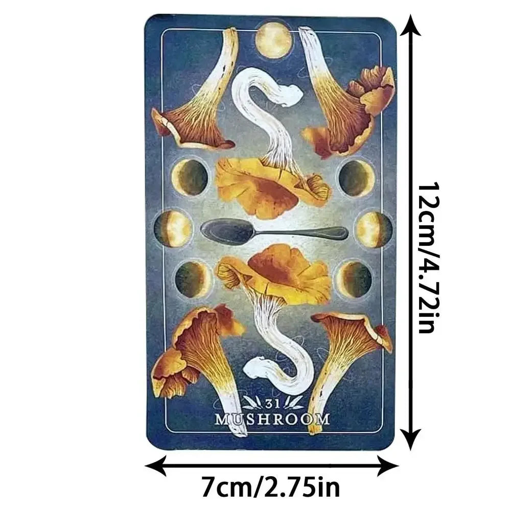 🌱 Seed & Sickle Oracle Deck – 49 Cards | Themes of Sowing & Reaping | Seasonal & Botanical Symbols | Flexible Guidebook Included | Perfect for Meditation & Self-Reflection