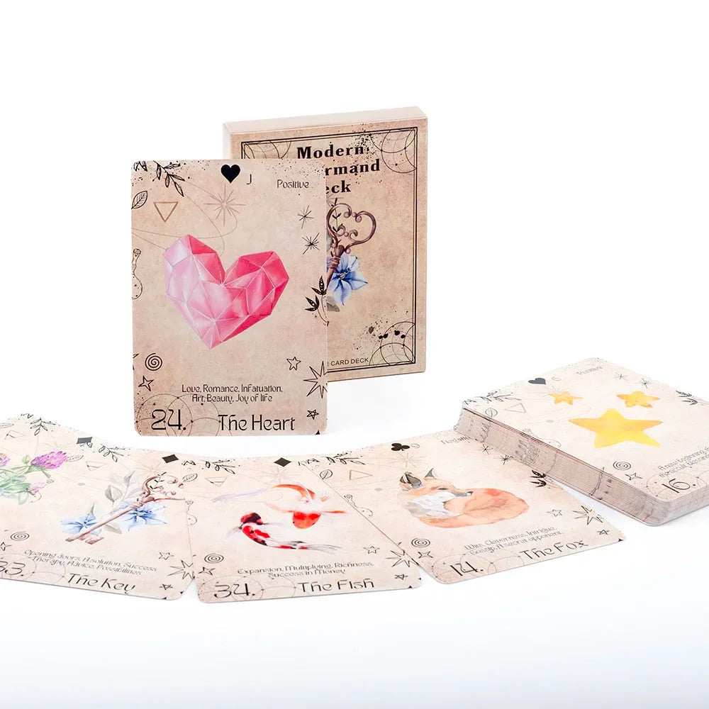 Cat Tarot Card Deck - 78 High-Quality Cards for Fun Fortune Telling and Family Gatherings TK23K