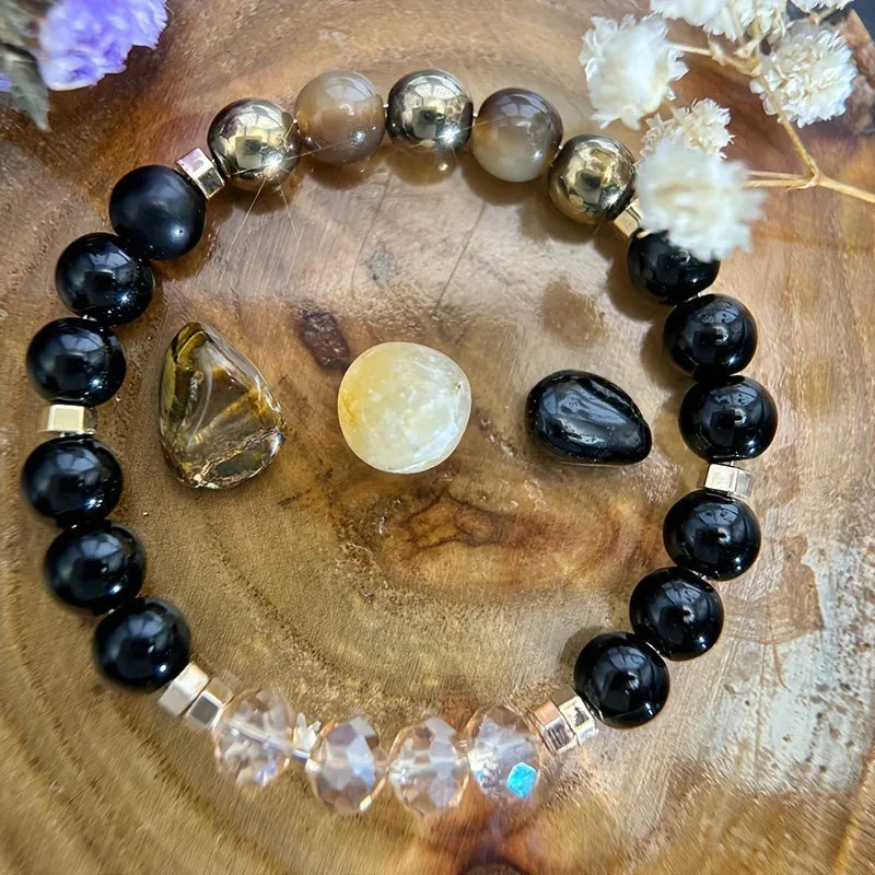 🛡️ Empath's Armor: High-Quality Stress Relief & Energy Protection Bracelet (Unisex)