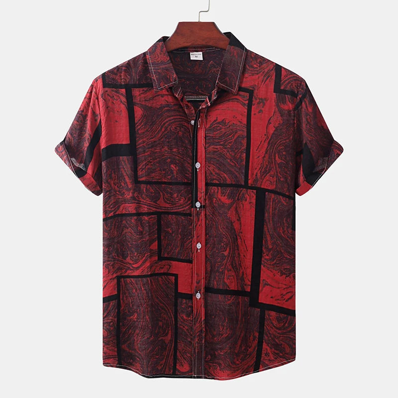 🏝️ The Y2K-Luxe Horizon Hawaiian Shirt: Premium Men’s Oversized Vintage Top – High-Definition Graphic Print, Ultra-Breathable Cooling Fabric, and Signature Harajuku-Style Loose Fit (S-6XL) CS2024AT1640