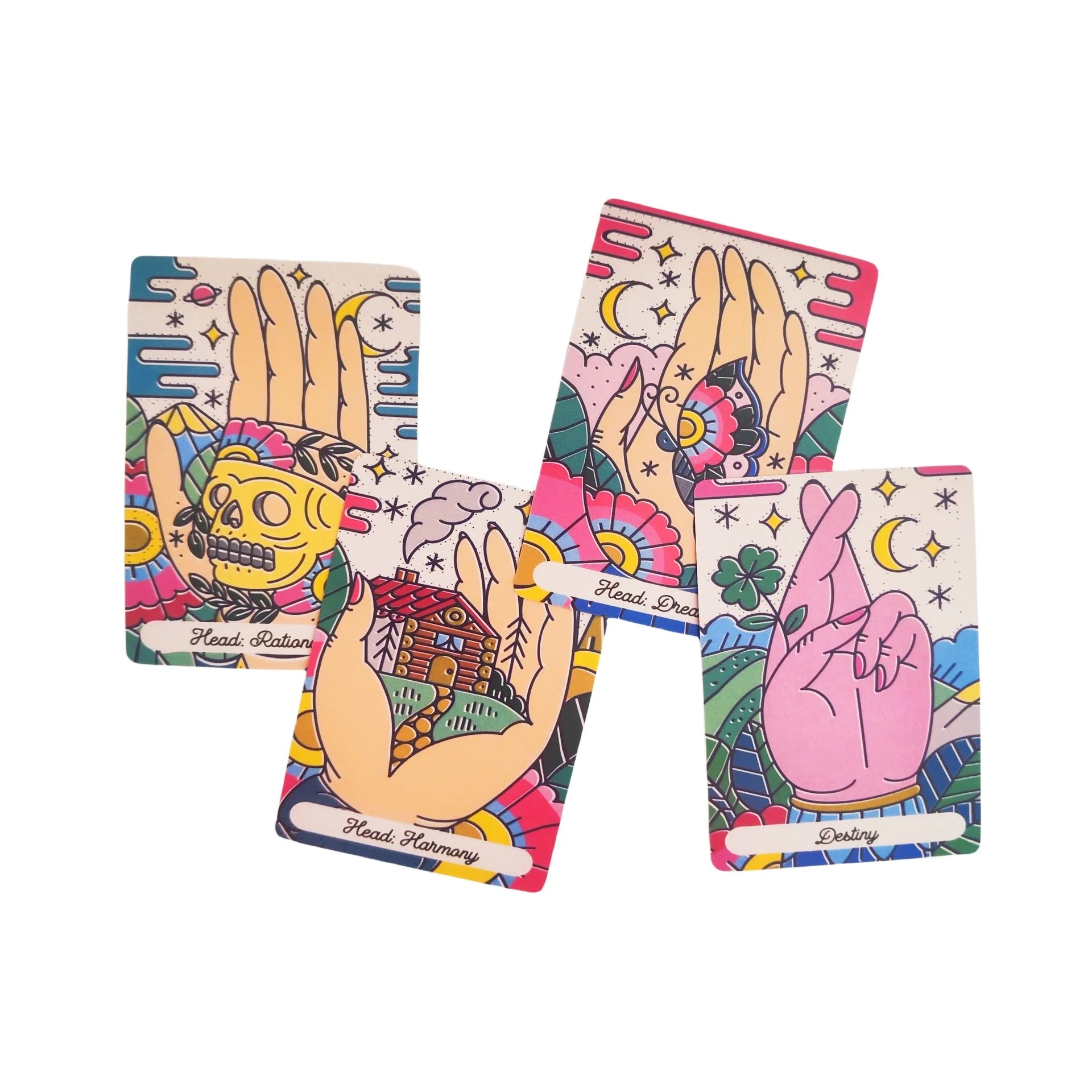 Oracle of Destiny – 50-Card English Vision Edition Tarot Divination Deck for Board Games and Party Entertainment