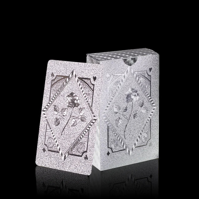 🌹 Rose Waterproof Poker Cards – Durable & Aesthetically Enhanced Design, Perfect for Game Nights, Parties & Family Fun