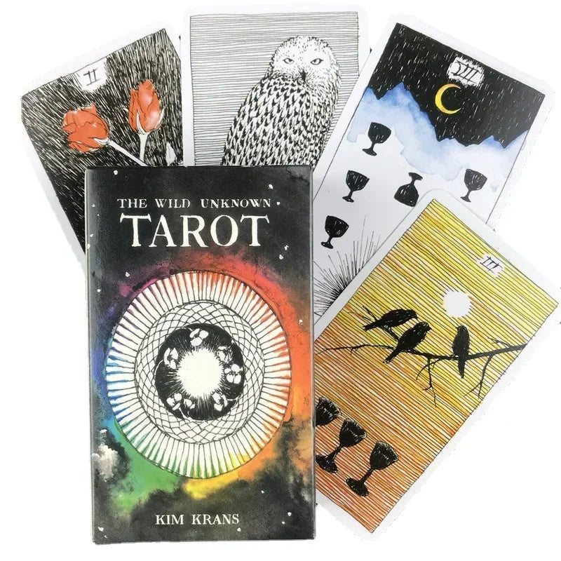 🃏 The Wild Unknown Tarot Deck – Mysterious and Artistic Tarot Cards for Adults & Kids | Board Game & Poker Set | Free Shipping