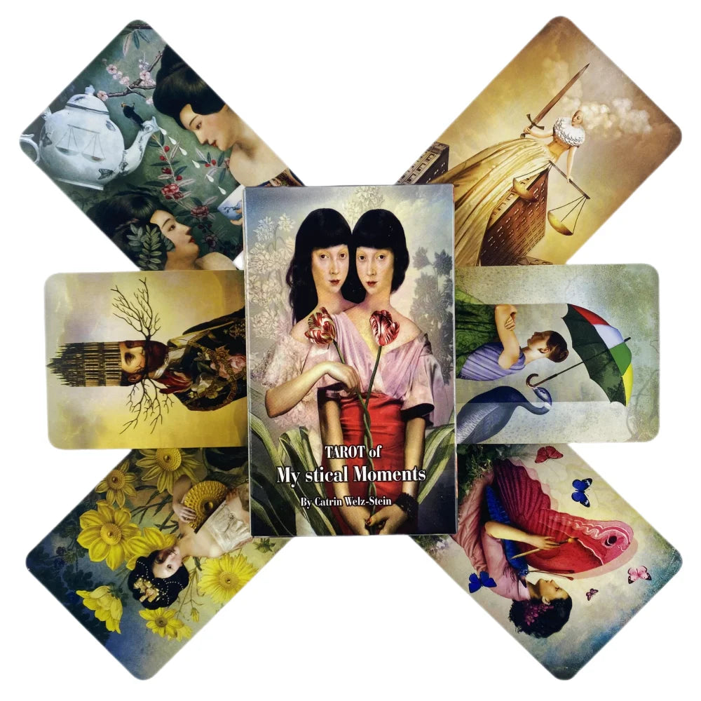 Tarot Of Mystical Moments Cards A 83 Deck Oracle Entertainment Cards Family Gathering Divination Deck