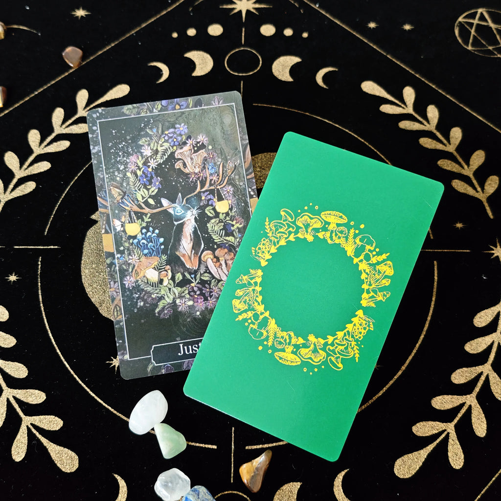 🌲 Spirits of The Woodland Tarot Deck – 78+6 Cards | Fully Illustrated | Enchanted Forest Themes | Guidebook Included | Family & Party Board Game for Divination and Spiritual Exploration