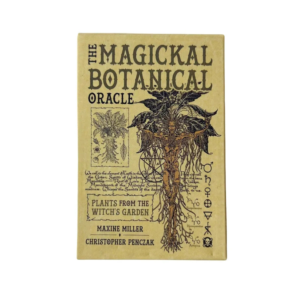 The Magickal Botanical Oracle Cards – 33-Card English Deck for Divination, Spiritual Guidance & Board Games