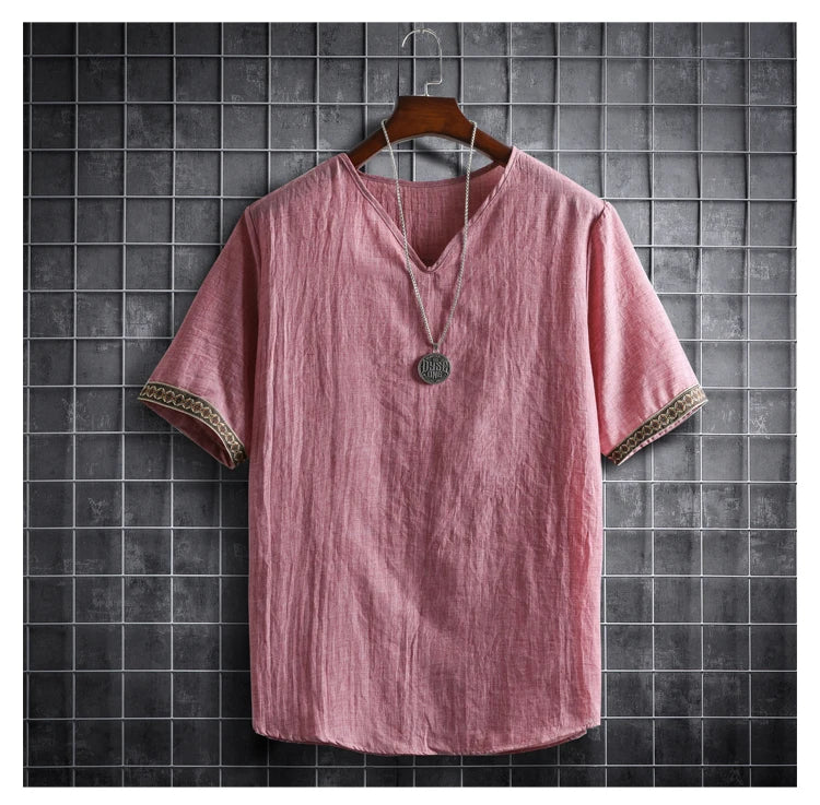 ✨ The Seoul Minimalist: Premium Men’s Plus Size Hawaiian Shirt (M-5XL) – Ultra-Lightweight Solid Color Fabric, Korean "Clean Fit" Aesthetic, and Breathable Short-Sleeve Casual Button-Down