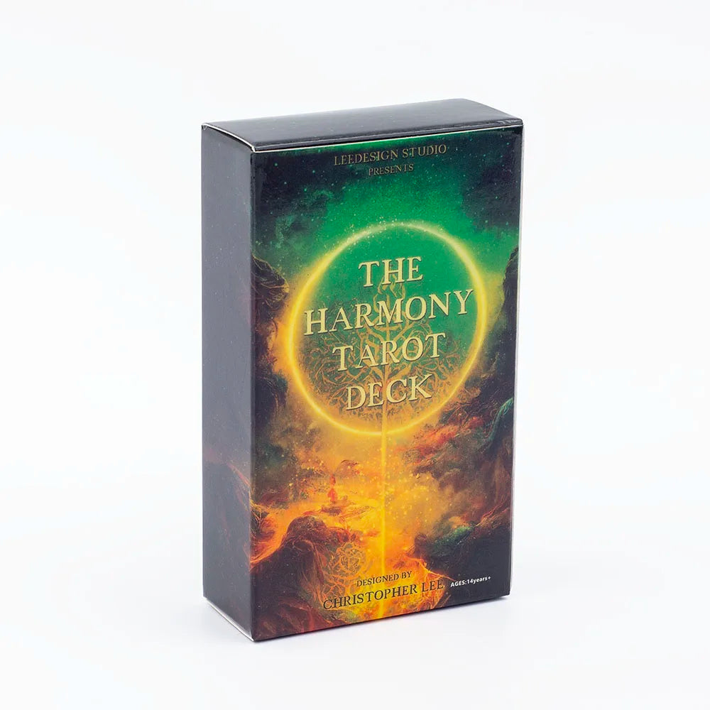 The Harmony Tarot Deck – 78-Card English Visions Divination Edition (10.3x6 cm) for Family Board Games and Spiritual Prophecy