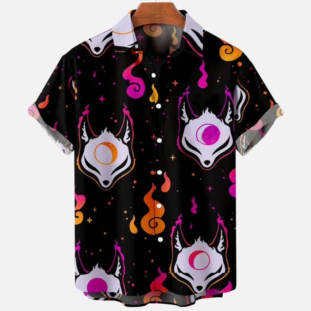 👹 The Demonic Abyss: Premium Men’s Horror 3D Printed Hawaiian Shirt – High-Definition Surreal Devil Graphic, Ultra-Breathable Performance Fabric, and Sophisticated Urban-Gothic Loose Fit Short-Sleeve Summer Button-Down (S-5XL) CS2024AQ708
