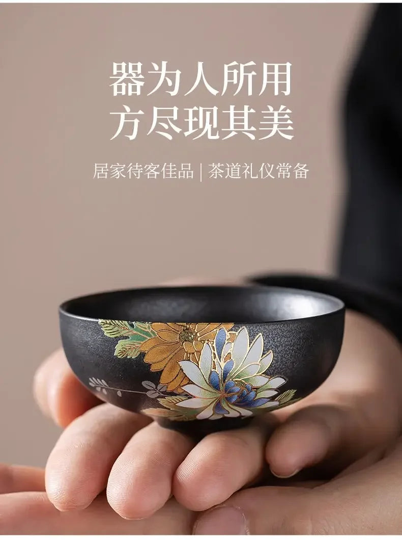 🍵 180ml Japanese-Style Ceramic Master Mug – Simple, Elegant Jilan Tea Bowl for Everyday Use | Free Shipping