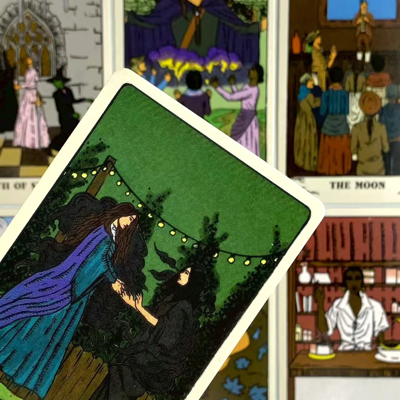 New Tarot Deck 78 Cards – English Edition for Predictive Divination, Family Games & Holiday Gifts