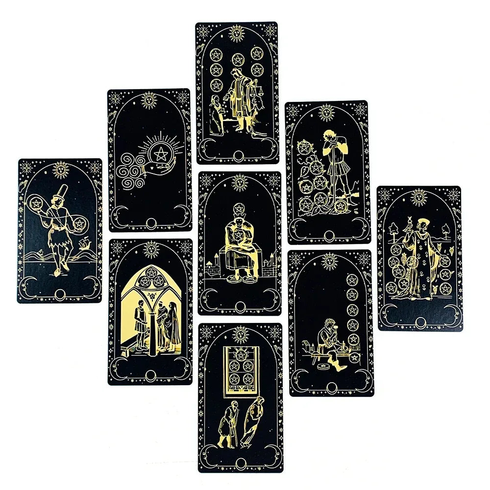 New Pocket-Sized Tarot Deck with 78 Cards – Ideal for Beginners, Portable and Easy to Learn for Intuitive Readings