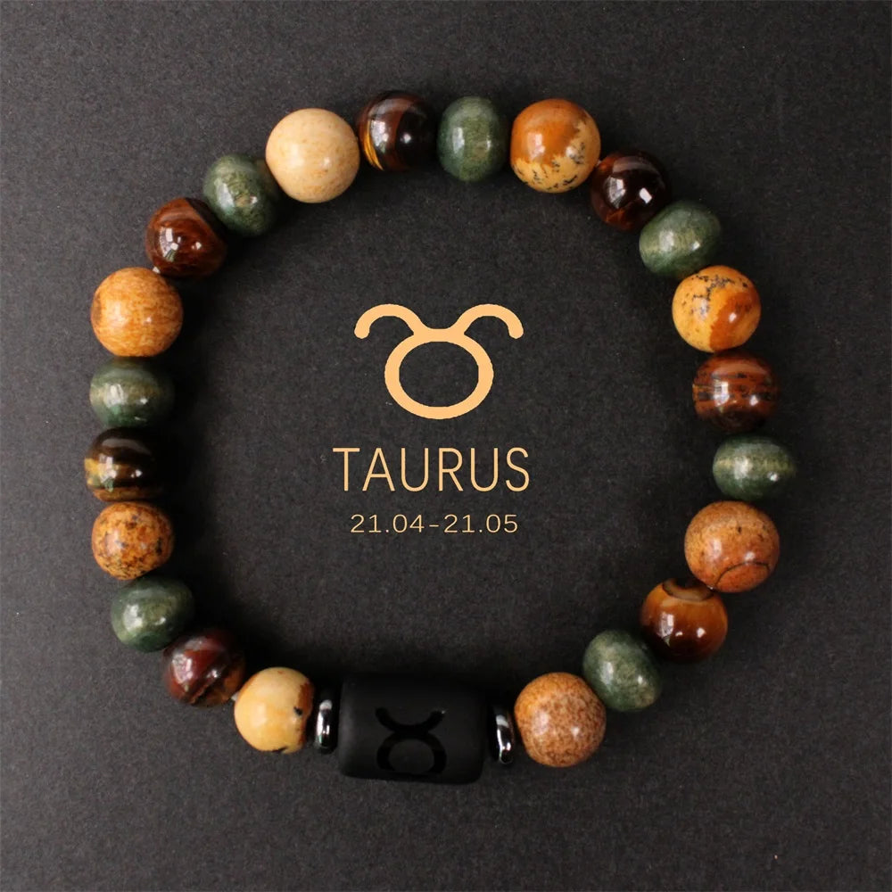 ✨ Boho Natural Stone Tiger’s Eye Bracelet – Unisex Jewelry for Women & Men – Unique Birthday & Christmas Gift for Boyfriend Hot Stamping