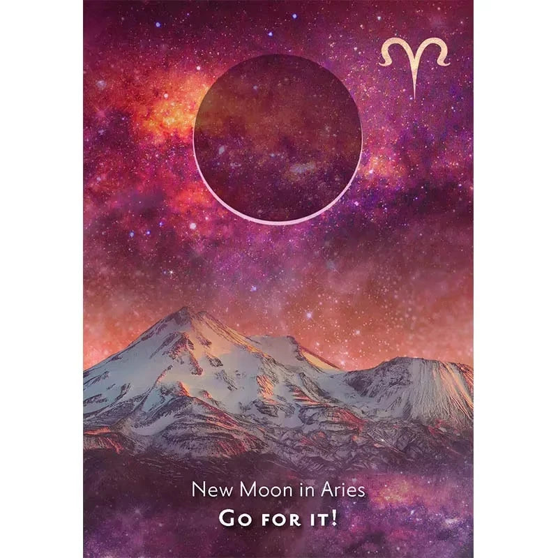 🔥Moonology Oracle Card | Mystic Divination 44-Card Deck for Fortune-telling & Manifestation – English Version Board Game