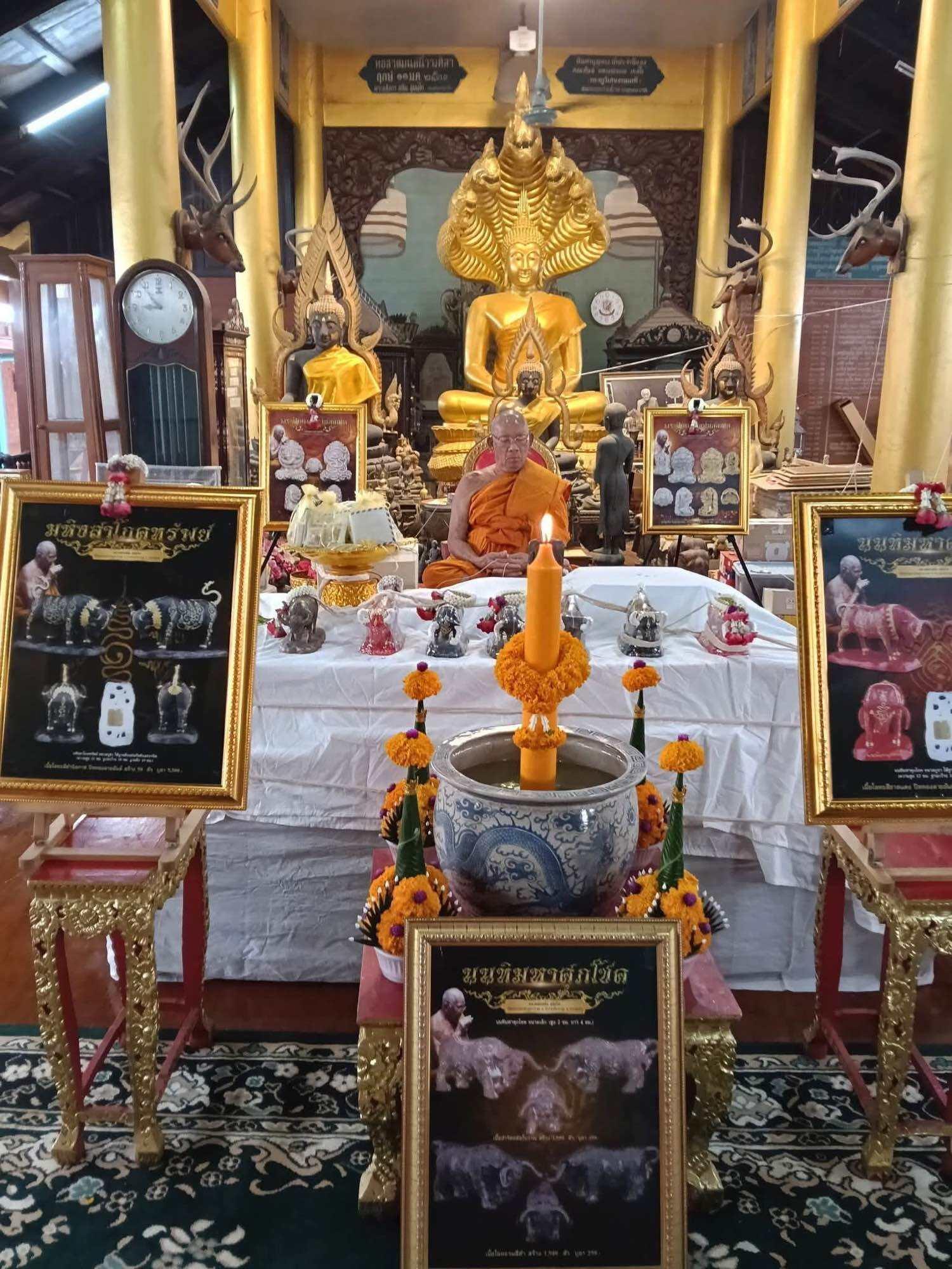 🐂 “Nandi Maha Supa Choke Bronze Bull – Sacred Mount of the Great Deity for Luck, Fame & Wealth by Luang Pho Sanan, Wat Klang Ratchakru Tharam”