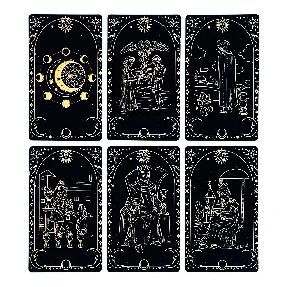 🌟New Pocket-Sized 78-Card Tarot Deck for Beginners – Compact, Portable & Easy Learning for Intuitive Readings and Fun Board Games