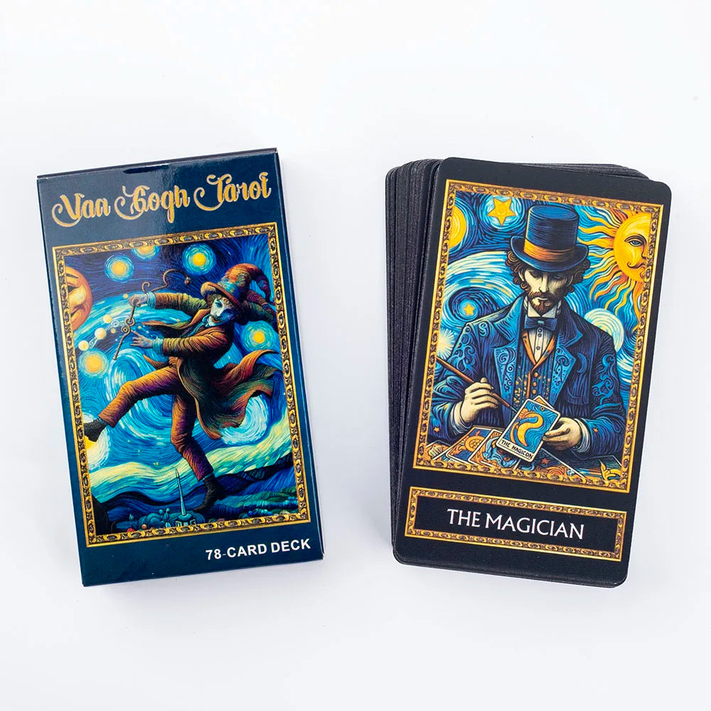 🃏 Van Gogh Tarot – 78-Card Art-Inspired Tarot Deck for Divination, Wisdom & Party Board Game Entertainment