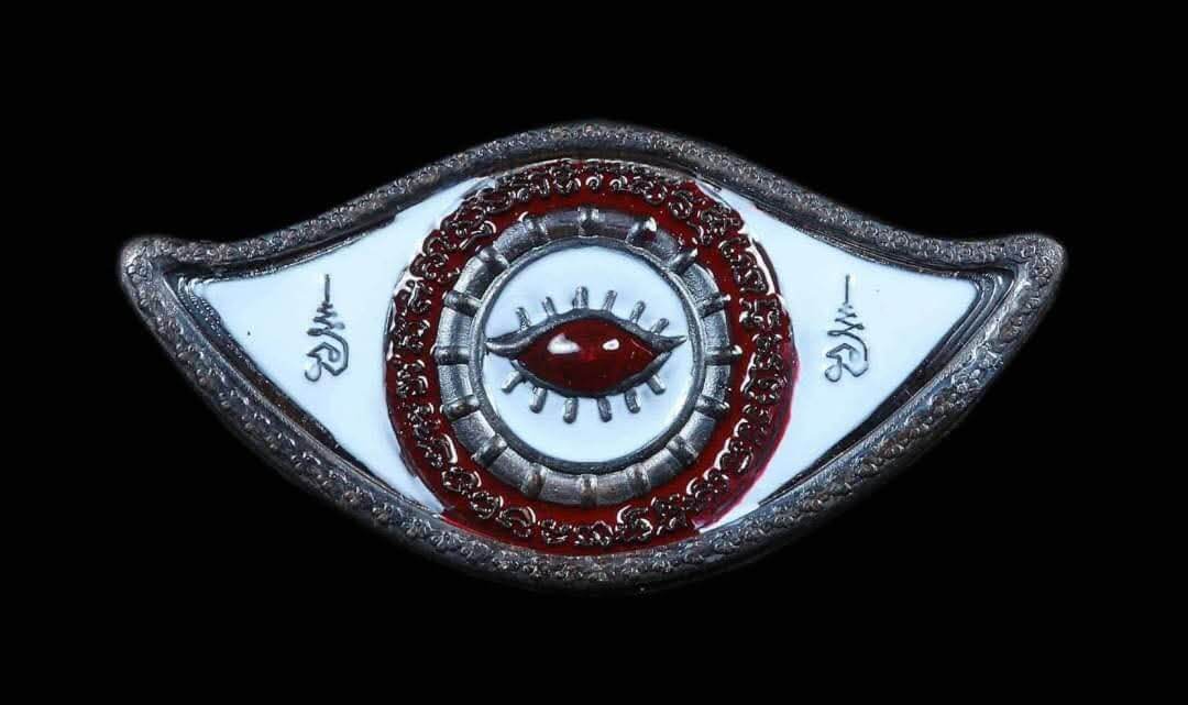 👁️ Eyes of Lord Shiva (Phra Isuan) First Edition Amulet 2020 | Blessed by Ajarn Plien | Wat Khao Or Temple, Phatthalung White
