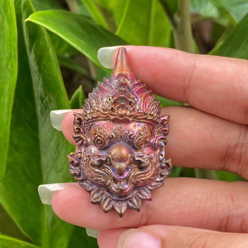 Multilayered Garuda Head Amulet - Spiritual Protection & Wealth Attraction by Kruba Ariyachart