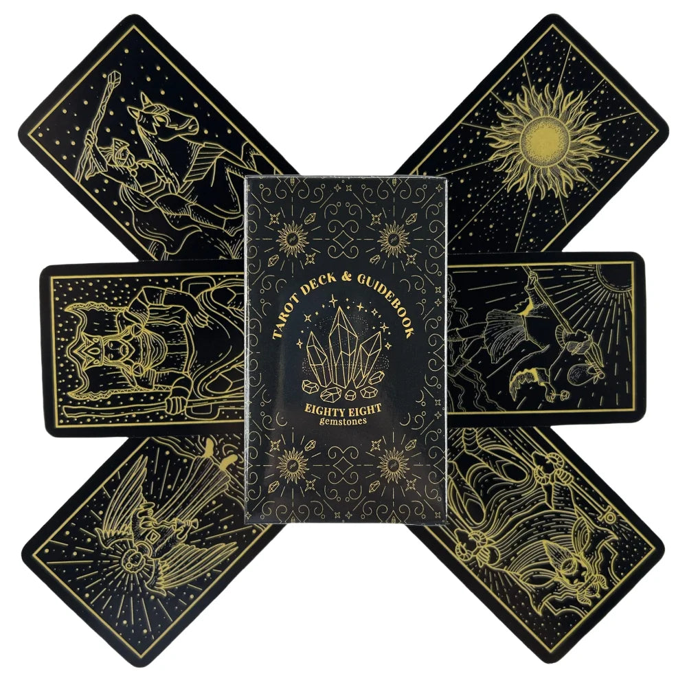 Eighty Eight Games Tarot Deck – Complete 78-Card Oracle Set for Beginners and Family Board Game Divination