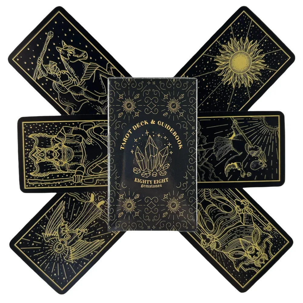Eighty Eight Games Tarot Deck – Complete 78-Card Oracle Set for Beginners and Family Board Game Divination