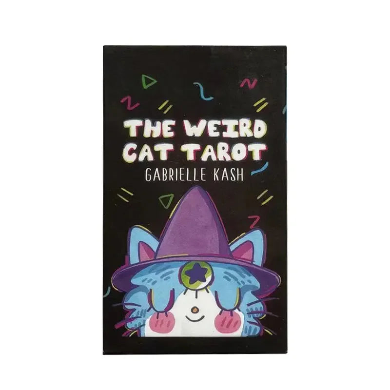 The Weird Cat Tarot – 78-Card English Tarot Deck & Guidebook for Divination, Family Party & Board Game