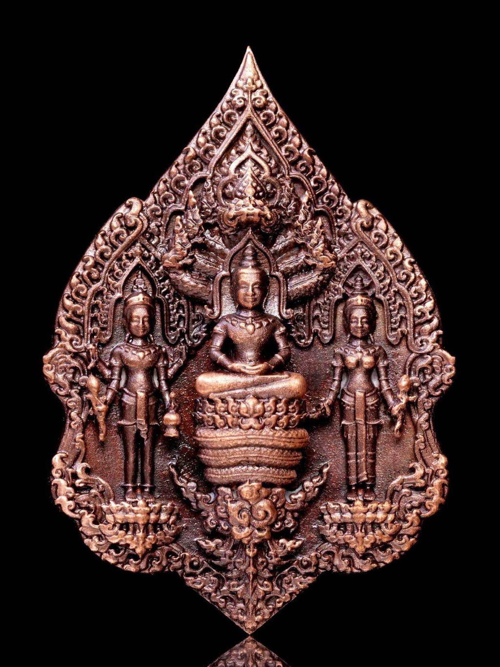 Narai Holding Bow and Arrow Coin by Luang Pu Im - Authentic Wat Thung Na Mai Collectible Statue Default Title