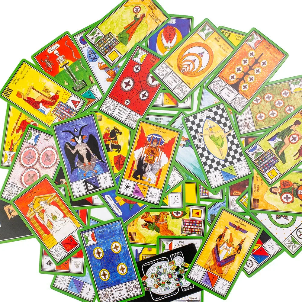 Ceremonial Magick Tarot Deck - 80 Cards, 3rd Edition, Game Size Tarot Cards