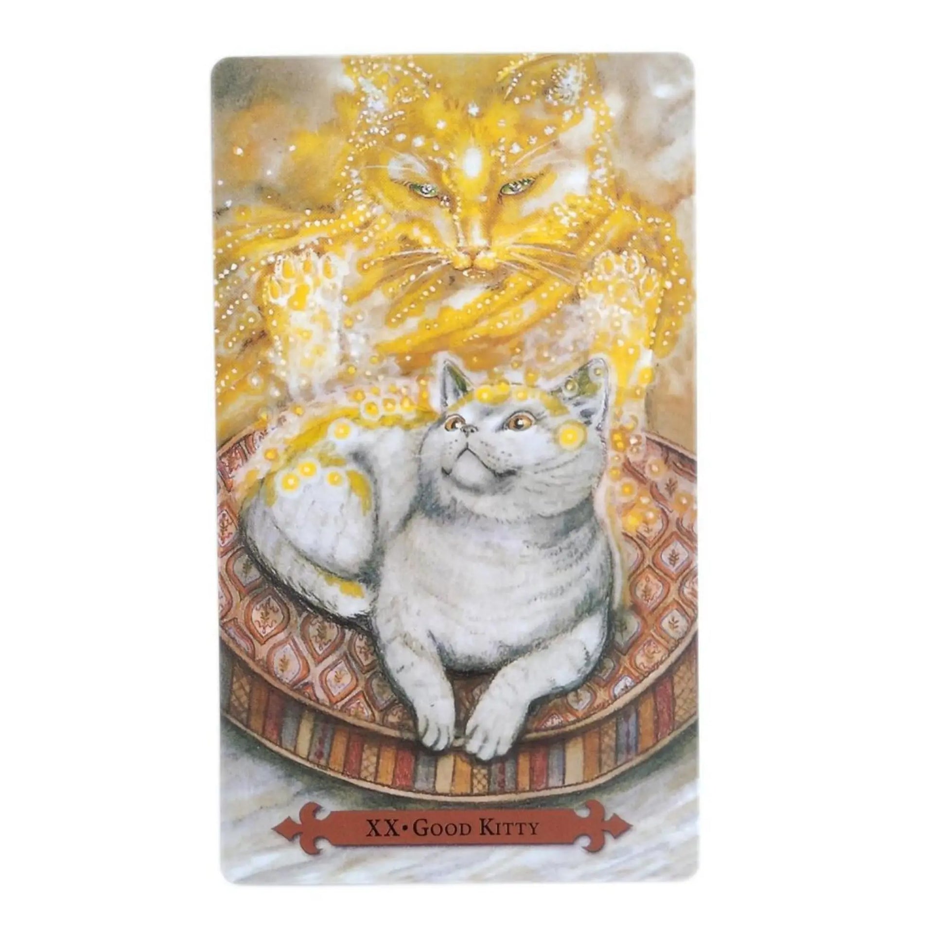 Mystical Cat Tarot – 78-Card English Deck | Cat-Themed Oracle Cards for Parent-Child Interaction and Party Games (12 x 7 cm)