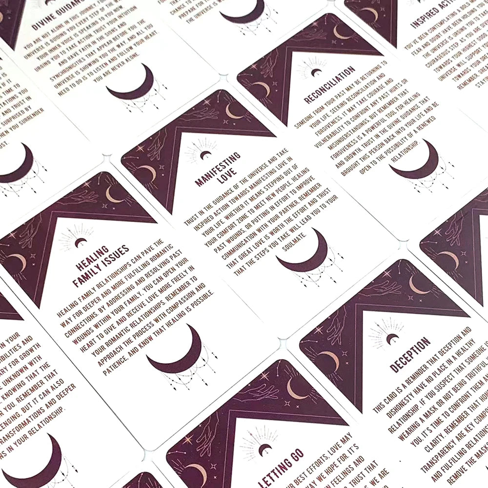 Cosmic Connections Oracle – 54-Card Deck for Fate Divination, Meditation & Party Games